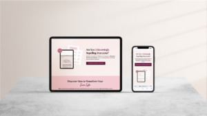 a mockup of Ester Fried's opt-in page